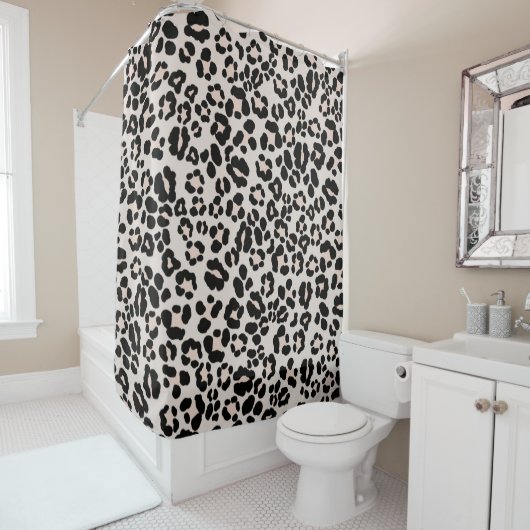Leopard Print Glam #1 - landschap #patroon #decor Douchegordijn (In situ)