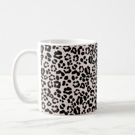 Leopard Print Glam #1 - landschap #patroon #decor Koffiemok (Links)