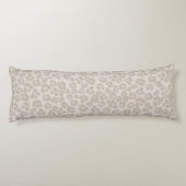 Leopard Print Glam 2 #patroon #ontwerp Lichaamskussen (Achterkant)