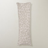 Leopard Print Glam 2 #patroon #ontwerp Lichaamskussen (Voorkant Verticaal)