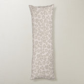 Leopard Print Glam 2 #patroon #ontwerp Lichaamskussen (Achterkant (Verticaal))