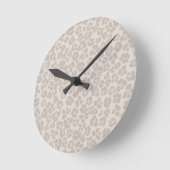 Leopard Print Glam 2 #patroon #ontwerp Ronde Klok (Hoek)