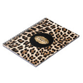 Leopard Print Gold Lips XOXO Notitieboek (Linkerzijde)