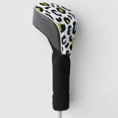 Leopard Print Golf Club Hoesje Golfheadcover (Schuin)