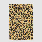 Leopard Print Golfhanddoek (Voorkant)