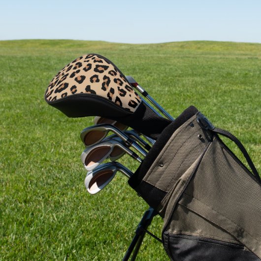 Leopard Print Golfheadcover (Insitu)