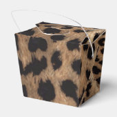 Leopard Print Gouden folie Neem Feestgunstdozen ui Bedankdoosjes (Achterkant)