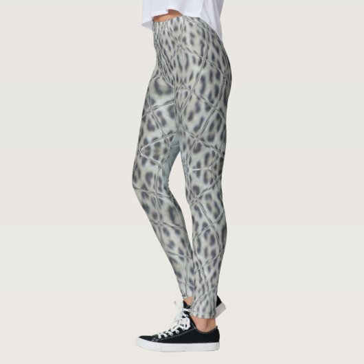 Leopard Print Grafische kunst Legging (Links)