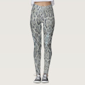 Leopard Print Grafische kunst Legging (Voorkant)