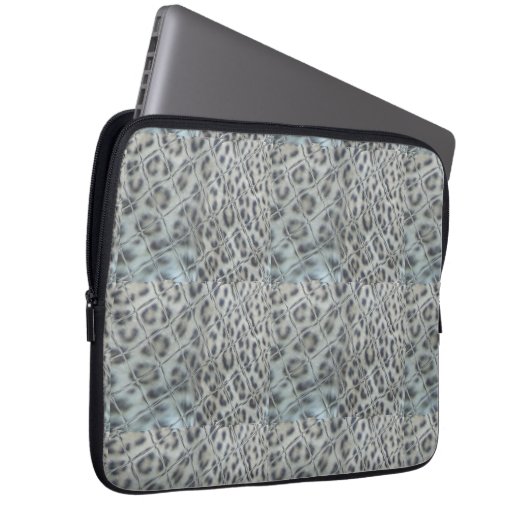 Leopard Print Graphic Electronics Bag Laptop Sleeve (Voorkant Rechts)