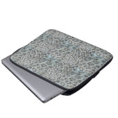 Leopard Print Graphic Electronics Bag Laptop Sleeve (Voorkant onderkant)
