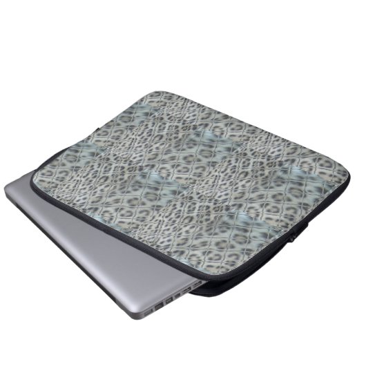 Leopard Print Graphic Electronics Bag Laptop Sleeve (Voorkant onderkant)