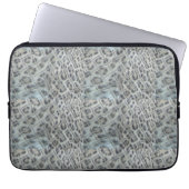 Leopard Print Graphic Electronics Bag Laptop Sleeve (Voorkant)