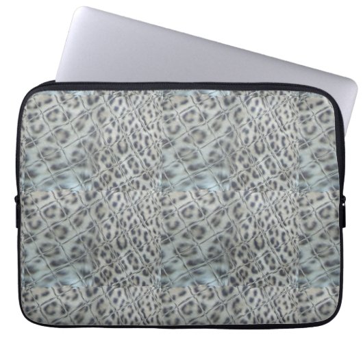 Leopard Print Graphic Electronics Bag Laptop Sleeve (Voorkant)