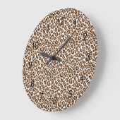 Leopard Print Grote Klok (Hoek)