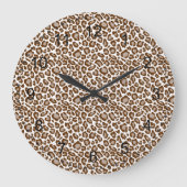 Leopard Print Grote Klok (Voorkant)