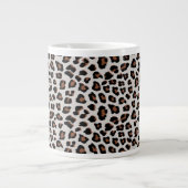 Leopard Print Grote Koffiekop (Voorkant)