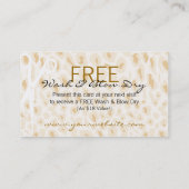 Leopard Print Hair & Beauty Coupon (Achterkant)