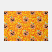 Leopard print Halloween patroon Deurmat (Voorkant)