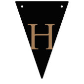 Leopard Print Happy Birthday Vlaggetjes (Tweede vlag)