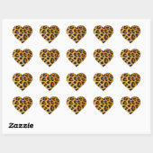 Leopard Print Hart Sticker (Vel)