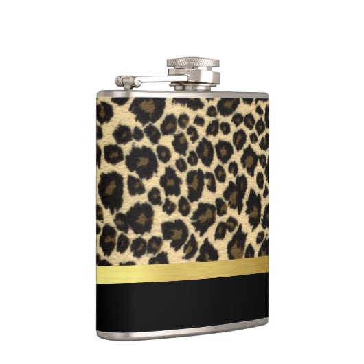 Leopard Print Heupfles (Rechts)