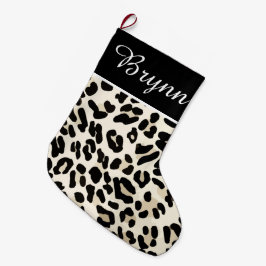  leopard Print Holiday Decor Grote Kerstsok