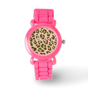Leopard Print Horloge