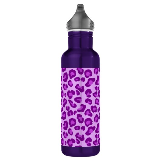 Leopard Print in Deep Paars en Lavender Waterfles (Rechts)