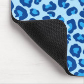 Leopard Print in Light Chambray tot Dark Denim Blu Muismat (Hoek)