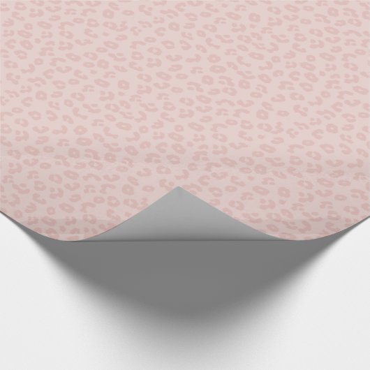 Leopard Print in roze Cadeaupapier (Hoek)