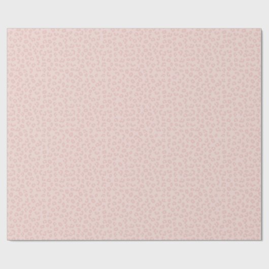 Leopard Print in roze Cadeaupapier (Vlak)
