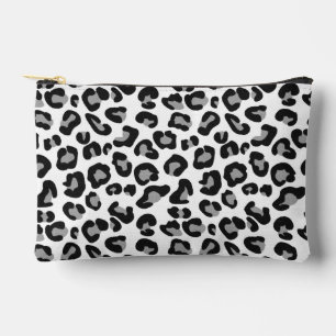 Leopard Print in zwart-wit met grijs Etui