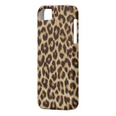 Leopard Print iPhone 5 Hoesje (Achterkant Links)