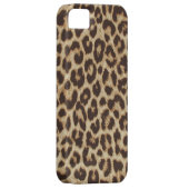 Leopard Print iPhone 5 Hoesje (Back/Rechts)