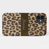 Leopard Print iPhone 5 Hoesje (Achterkant (horizontaal))