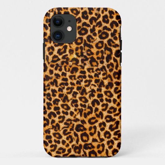 Leopard Print iPhone 5S Hoesje (Achterkant)