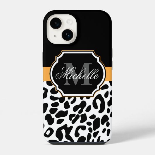Leopard Print iPhone Hoesje (Achterkant)