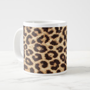 Leopard Print Jumbo Mok
