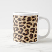 Leopard Print Jumbo Mok (Rechts)