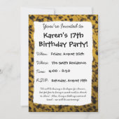 Leopard Print Kaart (Voorkant)