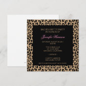 Leopard Print Kaart (Voorkant / Achterkant)