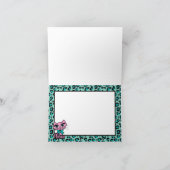 Leopard Print Kat Notitiekaarten (Binnen)