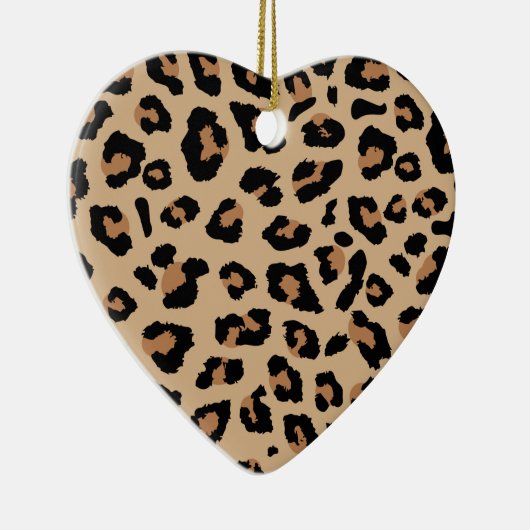 Leopard Print Keramisch Ornament (Rechts)