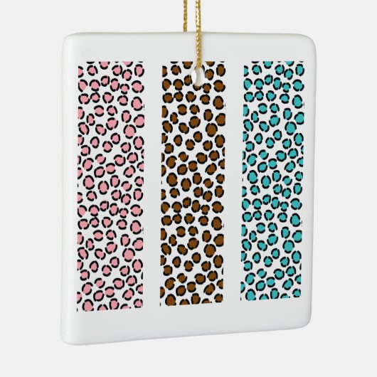 Leopard Print Keramisch Ornament (Rechts)