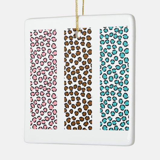 Leopard Print Keramisch Ornament (Links)