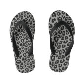 Leopard Print Kinder Teenslippers (Voetbed)