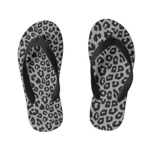 Leopard Print Kinder Teenslippers