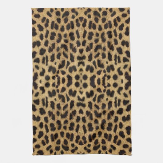 Leopard Print Kitchen Towel Theedoek (Verticaal)