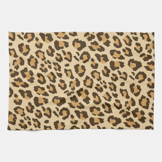 Leopard Print Kitchen Towel Theedoek (Horizontaal)